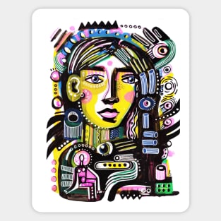 beautifyl girl Sticker